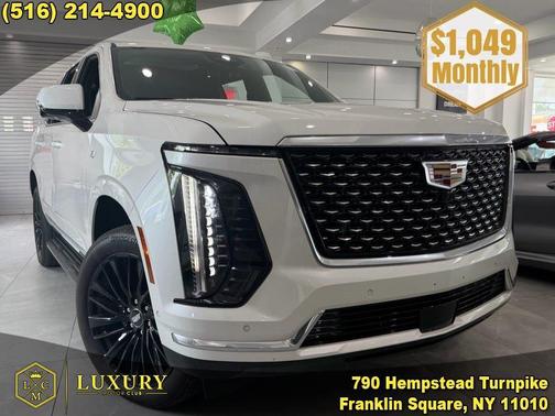 Crystal White Tricoat 2025 Cadillac Escalade Premium Luxury