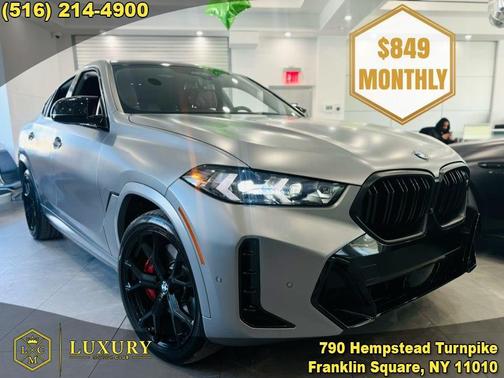 Frozen Pure Grey Metallic 2024 BMW X6 M60i