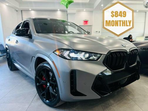 Frozen Pure Grey Metallic 2024 BMW X6 M60i
