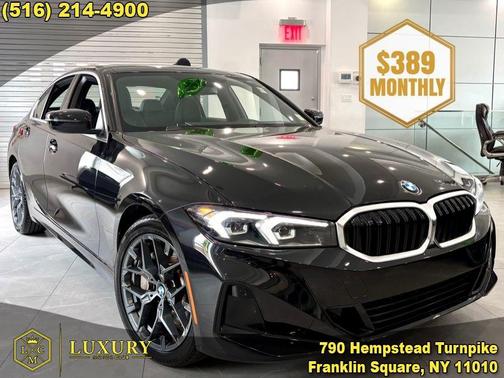 Black Sapphire Metallic 2025 BMW 330 330i Sedan