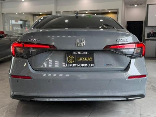 Urban Gray Pearl 2025 Honda Civic Hybrid Sport
