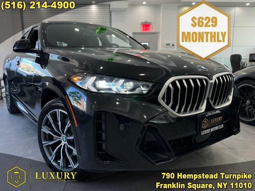 Black Sapphire Metallic 2025 BMW X6 xDrive40i