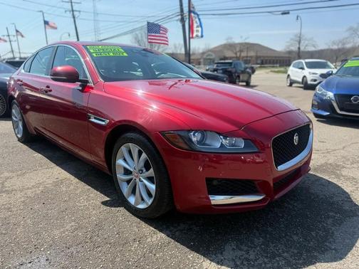 Red 2018 Jaguar XF 25t Premium