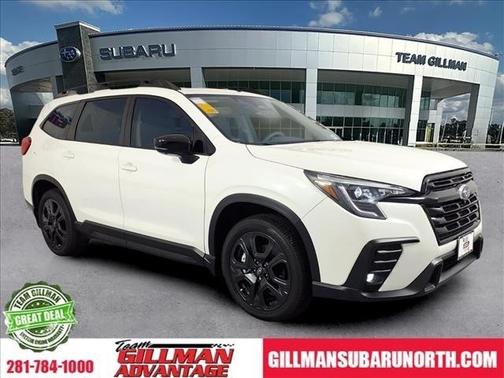 Crystal White Pearl 2025 Subaru Ascent Onyx Edition Touring
