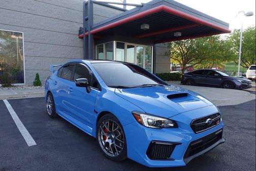 Blue 2018 Subaru WRX STI Limited