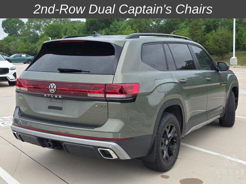 Avocado Green 2024 Volkswagen Atlas 2.0T Peak Edition SEL