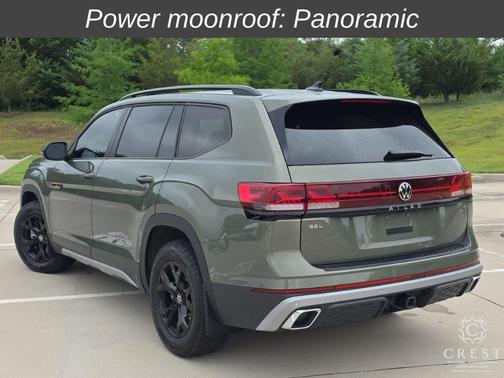 Avocado Green 2024 Volkswagen Atlas 2.0T Peak Edition SEL