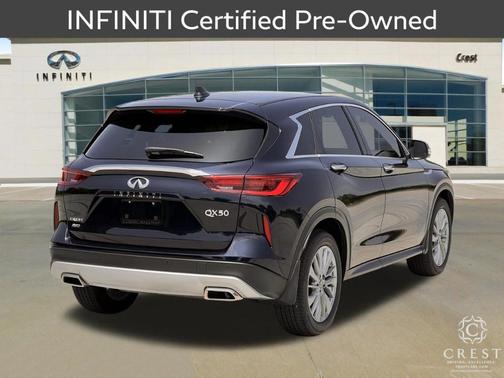 Hermosa Blue 2025 INFINITI QX50 Pure