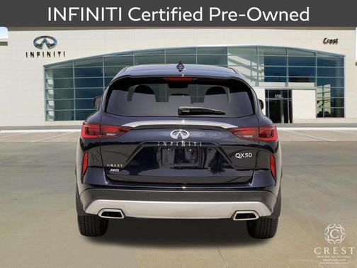 Hermosa Blue 2025 INFINITI QX50 Pure