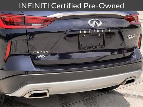 Hermosa Blue 2025 INFINITI QX50 Pure