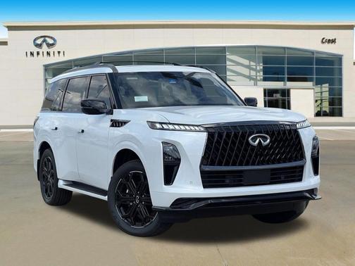 Radiant White 2026 INFINITI QX80 SPORT