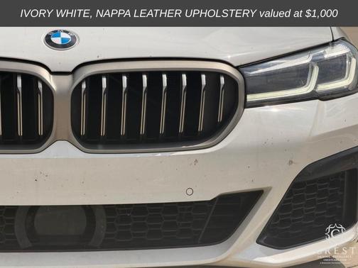 Alpine White 2022 BMW M550 i xDrive