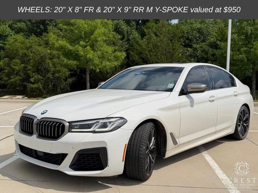 Alpine White 2022 BMW M550 i xDrive