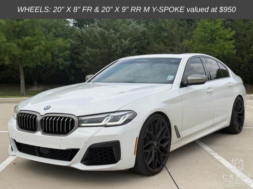 Alpine White 2022 BMW M550 i xDrive
