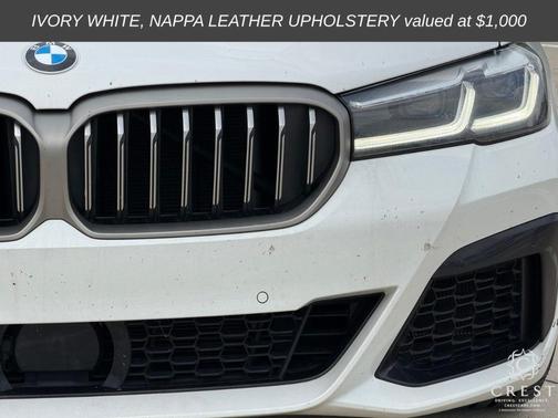 Alpine White 2022 BMW M550 i xDrive