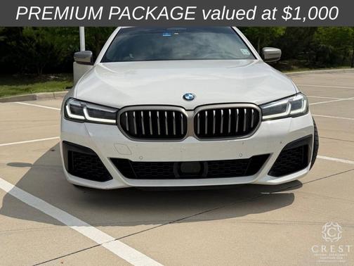 Alpine White 2022 BMW M550 i xDrive