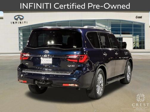 Hermosa Blue 2024 INFINITI QX80 Luxe