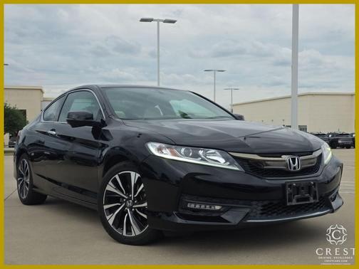 Black 2016 Honda Accord EX-L V-6