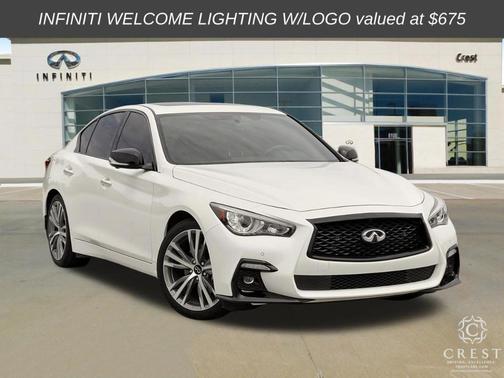 Majestic White 2024 INFINITI Q50 SENSORY