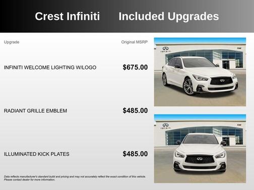 Majestic White 2024 INFINITI Q50 SENSORY