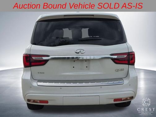 Moonstone White 2019 INFINITI QX80 Luxe
