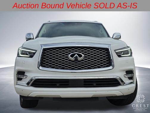 Moonstone White 2019 INFINITI QX80 Luxe