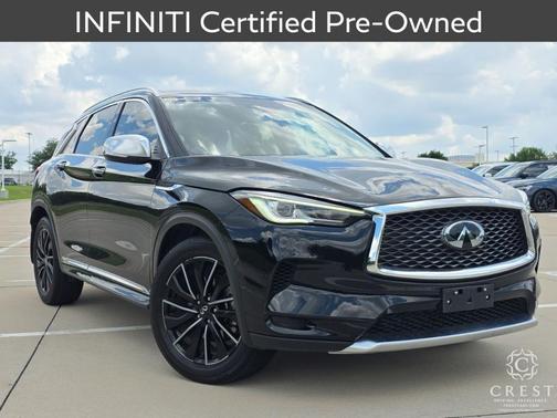 Black Obsidian 2023 INFINITI QX50 Luxe