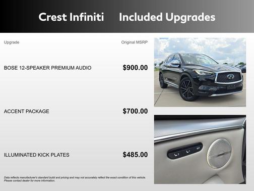 Black Obsidian 2023 INFINITI QX50 Luxe
