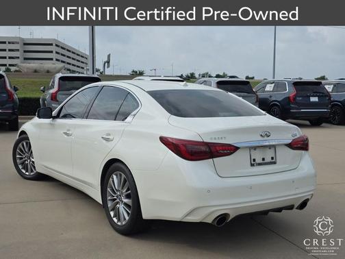 Majestic White 2023 INFINITI Q50 LUXE