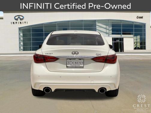 Majestic White 2023 INFINITI Q50 LUXE