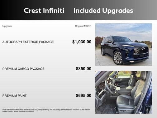 2025 INFINITI QX80 AUTOGRAPH