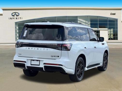 Radiant White 2026 INFINITI QX80 SPORT