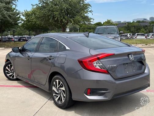 Gray 2018 Honda Civic EX