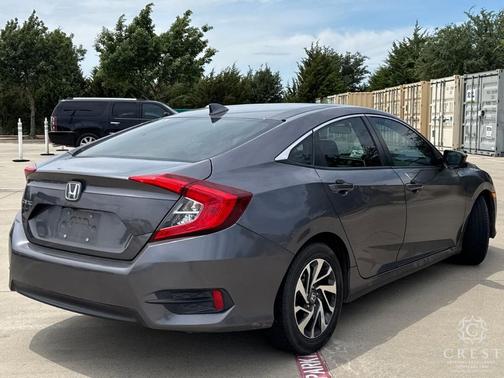 Gray 2018 Honda Civic EX