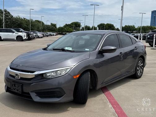 Gray 2018 Honda Civic EX