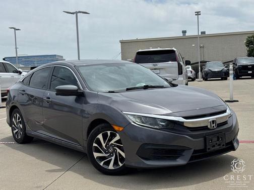 Gray 2018 Honda Civic EX