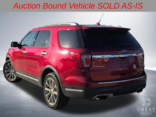 Ruby Red Metallic 2018 Ford Explorer Platinum