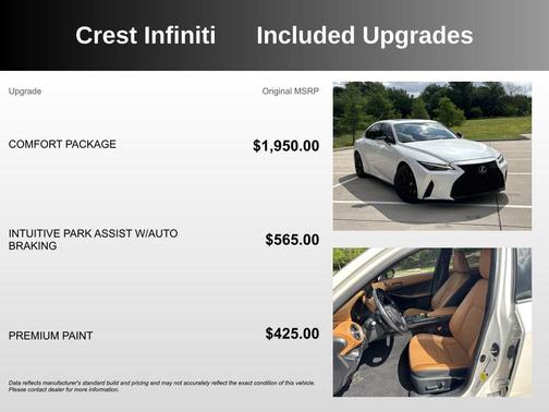 Eminent White Pearl 2021 Lexus IS 300 Base