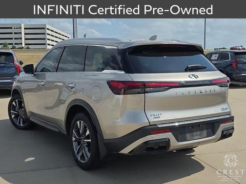 Warm Titanium 2023 INFINITI QX60 Luxe