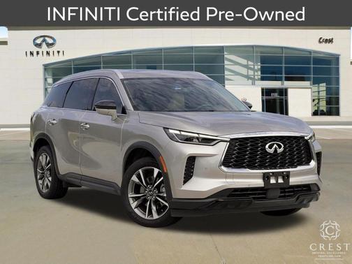 Warm Titanium 2023 INFINITI QX60 Luxe