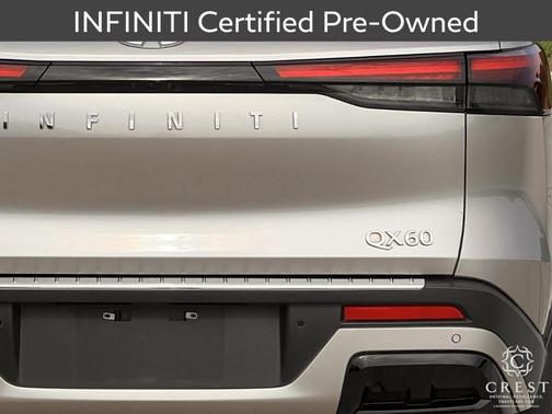 Warm Titanium 2023 INFINITI QX60 Luxe