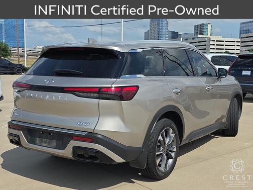 Warm Titanium 2023 INFINITI QX60 Luxe