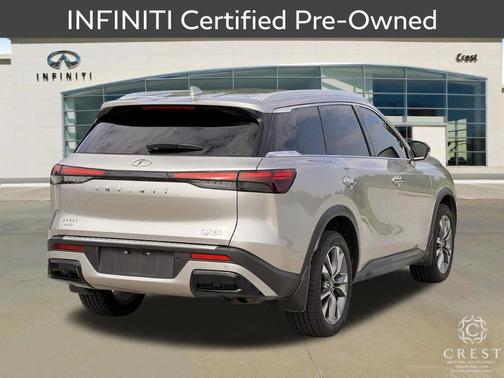 Warm Titanium 2023 INFINITI QX60 Luxe