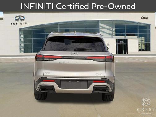 Warm Titanium 2023 INFINITI QX60 Luxe
