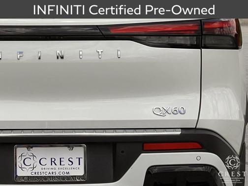 Majestic White 2023 INFINITI QX60 Luxe