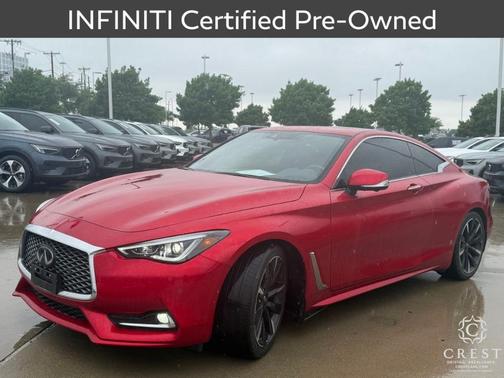Dynamic Sunstone Red 2022 INFINITI Q60 LUXE