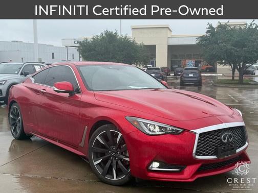 Dynamic Sunstone Red 2022 INFINITI Q60 LUXE