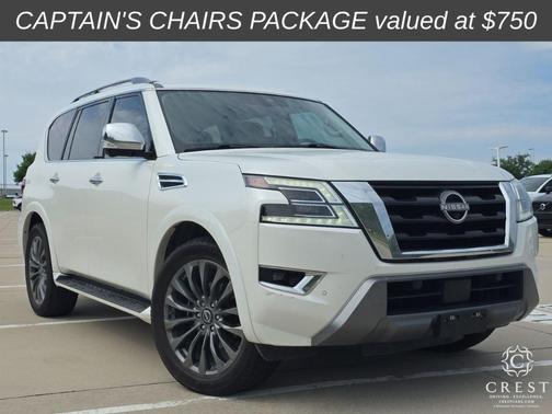 Aspen White 2023 Nissan Armada Platinum