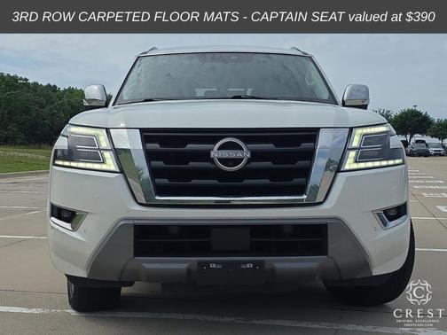 Aspen White 2023 Nissan Armada Platinum