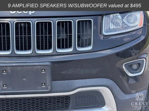 Brilliant Black Crystal Pearlcoat 2015 Jeep Grand Cherokee Limited